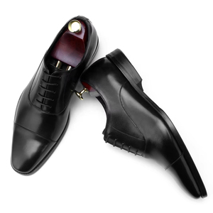 Zapatos de Vestir Formales de Cuero para Hombre, Estilo Italiano, de Lujo, Oxford Sin Cordones, Hechos a Mano, con Patrón de Camuflaje Bordado, para Otoño - Product Image 2