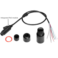 Câble séparateur injecteur POE étanche en PVC cuivre noir/blanc 12V pour caméra IP CCTV, point d'accès sans fil, NVR, appareil électroménager