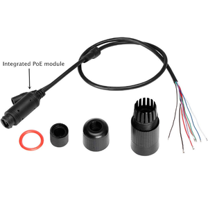 블랙/화이트 구리 PVC 방수 <span class=keywords><strong>POE</strong></span> 인젝터 스플리터 케이블 12V, CCTV IP 카메라 무선 AP NVR 가전제품용 - Product Image 2