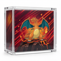 Boîte de rangement pour cartes Elite Trainer Box (ETB) en acrylique, moderne, écologique, avec aimants puissants et couvercle magnétique, pour l'affichage et la protection des ETB