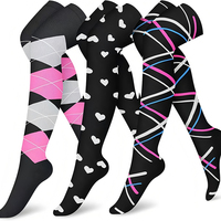 Chaussettes de sport tricotées anti-bactériennes montantes pour enfants et adultes, idéales pour la course, le marathon, le football, en polyester, collection automne