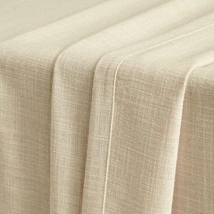 Rideaux occultants modernes en polyester/lin à plis froncés de style méditerranéen sur mesure - Product Image 6