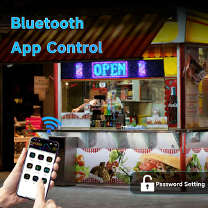 Écran souple LED Bluetooth pour voiture, autocollant adhésif haute définition, affichage LED intelligent flexible avec animation clignotante « Devil » - Product Image 6