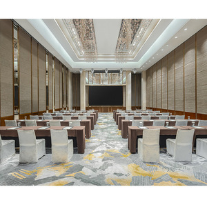 Tapis en laine Axminster sur mesure pour salles de banquet et couloirs d'hôtel, ignifuge et résistant au feu, avec motifs floraux et feuilles d'herbe - Product Image 2