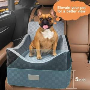Venta al por mayor antideslizante SUV Pet <span class=keywords><strong>Dog</strong></span> <span class=keywords><strong>Car</strong></span> Seat Travel Bed con correas ajustables - Product Image 6