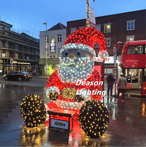 Nouvelle mode photo en plein air décoratif <span class=keywords><strong>noël</strong></span> illuminé grande statue du père <span class=keywords><strong>noël</strong></span> - Product Image 4