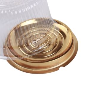 फैक्टरी थोक जेएस <span class=keywords><strong>001</strong></span>-0003 गोल पालतू केक बक्से बेकरी और केक की दुकानों के लिए - Product Image 4