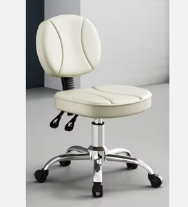 Chaise de beauté et de <span class=keywords><strong>coiffure</strong></span>, chaise pivotante à dossier bas pour nail <span class=keywords><strong>art</strong></span> et <span class=keywords><strong>coiffure</strong></span> avec roulettes élévatrices, chaise de <span class=keywords><strong>studio</strong></span> - Product Image 2