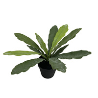 Prix usine Artificielle Intérieur/Extérieur Décor À La Maison En Pot Feuilles Vertes avec Simulation Réaliste Nouveau Style Offre Spéciale Plante En Plastique