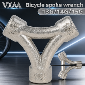 VXM Bisiklet Telleri Anahtarı 13G/14G/15G Kart Yuvası 3'ü 1 Arada MTB Bisiklet Tekerleği Ayarlayıcı Anahtarı Tamir Servisi Eksen Üçgen Aleti - Product Image 1