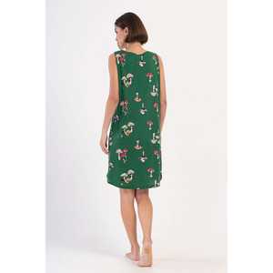 Vestido de moda para mujer de talla grande, túnica gruesa con diseño ovalado, cremalleras decorativas, cintura baja, estilo halter abullonado, modesto, dulce, liso, XS-XL - Product Image 1