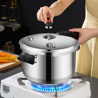 Casserole à pression à induction à gaz multifonctionnelle de conception moderne, neuve, en acier inoxydable 201 et 304, pour une cuisson rapide