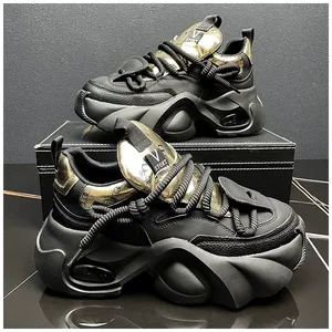 Zapatos de Hombre de Talla Grande para Chicas, Deportes al Aire Libre, Senderismo, Correr, Suela Gruesa, Zapatos de Hombre Nuevos que Aumentan la Estatura - Product Image 1
