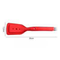 Spatule-pince 2-en-1 en silicone résistante à la chaleur pour la cuisine – Outil de cuisson et spatule de retournement