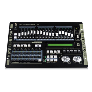 Profesyonel <span class=keywords><strong>DMX</strong></span> denetleyici 384/512 kanal-sahne yapımları için <span class=keywords><strong>LCD</strong></span> ekran ile dayanıklı aydınlatma konsolu - Product Image 1