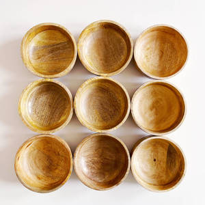 Hot Selling Kitchenware Equipment <b>Mango</b> <b>Wood</b> Serving <b>Bowl</b> for Tableware Usage Latest Design Wooden Round Fruits - Product Image 6