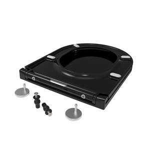 Siège de toilette UF <span class=keywords><strong>noir</strong></span> mat pour toilettes suspendues au mur <span class=keywords><strong>et</strong></span> toilettes au sol - Product Image 4