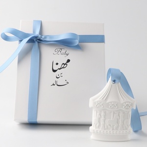 FinRu, ambientador colgante personalizado para armario de coche, difusor de fragancia de aceite esencial de flor de porcelana de cerámica perfumada - Product Image 3