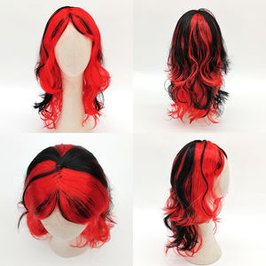 YACHEN Wig Halloween wanita, aksesori pesta <span class=keywords><strong>Cosplay</strong></span> kostum Halloween warna-warni baru untuk perempuan - Product Image 2