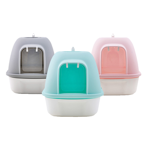 Grand <span class=keywords><strong>bac</strong></span> <span class=keywords><strong>à</strong></span> litière portable entièrement fermé pour chat <span class=keywords><strong>avec</strong></span> fonction de nettoyage facile Cuillère cachée <span class=keywords><strong>Sable</strong></span> Matière <span class=keywords><strong>plastique</strong></span> Plus <span class=keywords><strong>Couvercle</strong></span> - Product Image 4