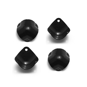 Altavoz esquinas de Metal ángulo redondeado Protector amplificador de guitarra etapa de accesorios negro - Product Image 1