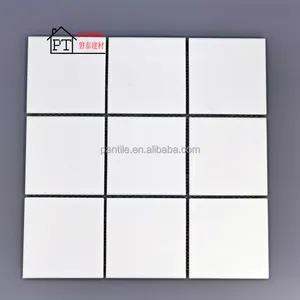 Fabrika toptan içbükey seramik mozaik karo Backsplash banyo duvar seramik mozaik karo mozaik fayans mutfak banyo duş için