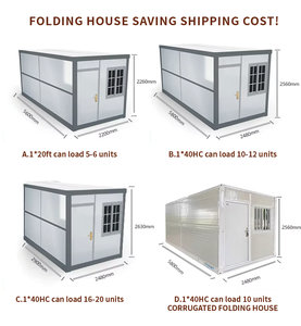 <span class=keywords><strong>Casa</strong></span> Contenedor Plegable Expandible <span class=keywords><strong>de</strong></span> 20 pies, Instalación Rápida, <span class=keywords><strong>Hogar</strong></span> Prefabricado Económico para Hotel, Oficina, Vivienda, Lista para Enviar - Product Image 4