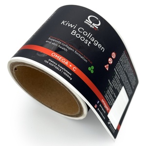 Tùy chỉnh Matte cán bạc lá phim tại chỗ UV kim loại PP thực phẩm lành mạnh nhãn dán nhãn - Product Image 3