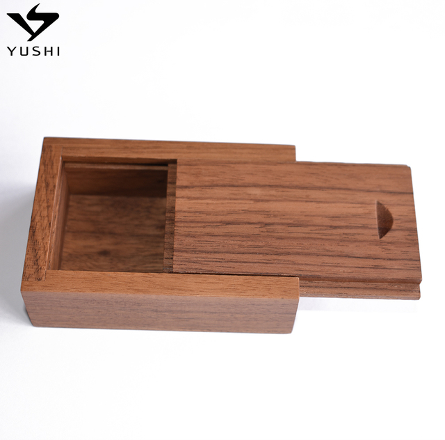 Engraved Walnut Wood Box Usb Flash Drive; Usb Flash Drive Packaging Box