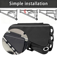 Batterie de vélo électrique triangulaire 36V 48V 52V 60V 72V 10AH 20AH 30AH 40AH 45AH 50AH, batterie de vélo de montagne avec sac souple triangulaire et chargeur