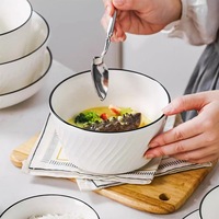 Ensemble de vaisselle en céramique de 22 pièces, coffret cadeau, mariages, remises de diplômes, cadeaux de bienvenue, cadeaux d'affaires, assiette, bol, cuillère en céramique