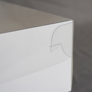 Birthday Loaf Cake <b>Boxes</b> Window Loaf Wedding Personalized White Square Kraft Paper Cake Packaging Salad 6ct Bento Cupcake Box - Product Image 2