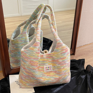 Grand sac ethnique en toile, collection Automne-<span class=keywords><strong>Hiver</strong></span> <span class=keywords><strong>2023</strong></span>, mode pour mamans et étudiantes - Product Image 3