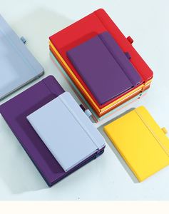 Articles de papeterie promotionnels, carnet A5 en cuir PU, couverture rigide, cadeau d'entreprise, logo personnalisé, ensemble de stylos de bureau, 192 pages - Product Image 2
