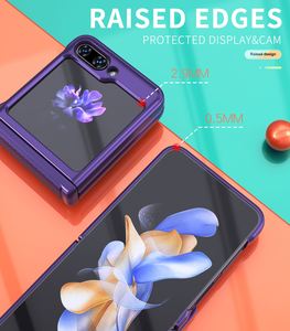 เคสโทรศัพท์มือถือแบบแม่เหล็กพลิกกลับอัตโนมัติ สำหรับ Samsung Galaxy Z Flip 5 พร้อมขาตั้งวงแหวนหมุนได้ 360 องศา สีแดง รุ่น Rebound - Product Image 4