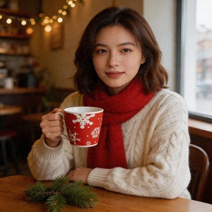 Tasses blanches en forme <span class=keywords><strong>de</strong></span> V pour enfants, motif flocon <span class=keywords><strong>de</strong></span> neige, sans BPA, anti-fuite, compatibles micro-ondes, vente en gros à prix abordable - Product Image 6