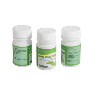 500mg compresse di estratto di <span class=keywords><strong>Ginkgo</strong></span> <span class=keywords><strong>Biloba</strong></span> scultura a base di erbe 60-Count integratori per adulti - Product Image 1