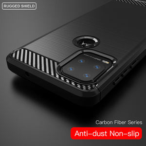 Funda trasera para teléfono móvil <span class=keywords><strong>Motorola</strong></span> <span class=keywords><strong>Moto</strong></span> G Stylus 5G, carcasa de fibra de carbono antigolpes - Product Image 4