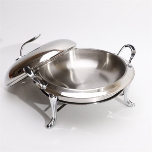 Casserole et faitout innovants haut de gamme en acier inoxydable, pot à <span class=keywords><strong>alcool</strong></span> solide, design pied de tigre, poêle non revêtue compatible gaz - Product Image 4