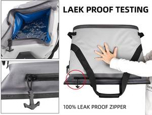 Termal yumuşak soğutucu taşınabilir büyük plaj soğutucu sızdırmaz yumuşak taraflı yalıtımlı yumuşak paketi piknik çantası - Product Image 5