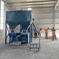 Mélangeur horizontal à ruban haute vitesse pour ciment sec et poudre, 3 tonnes, 5 tonnes, machine à mélanger le polyester et le mastic horizontale à vendre