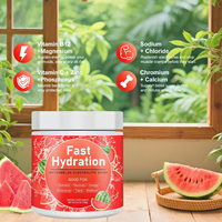 Compléments Sportifs Marque Blanche 0 Calorie 0 Sucre Électrolytes Poudre d'Hydratation Mélange Boisson Pastèque Poudre d'Électrolytes en Vrac