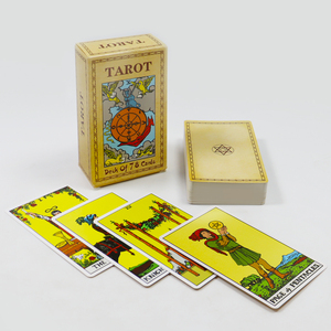 De alta calidad de plata personalizado bordes <span class=keywords><strong>tarot</strong></span> cubierta de impresión de tarjetas de oracle con libro de instrucciones - Product Image 3