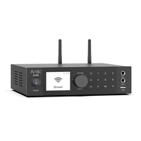 A100 100W * 2 güç amplifikatörü mikrofon girişi Internet FM radyo sistemi ev sineması