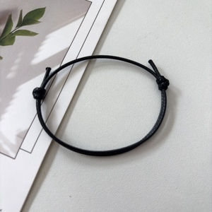 Pulseras de cordón encerado al por mayor, ajustables con nudo deslizante, de cuerda fina, para DIY y dijes - Product Image 3