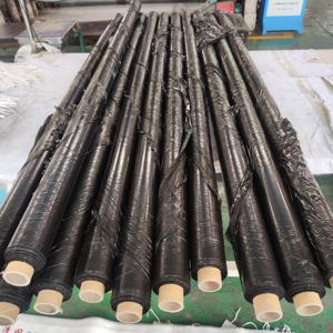 Film de <span class=keywords><strong>paillage</strong></span> agricole noir en plastique pour le contrôle des mauvaises herbes, épaisseur 25 microns, pour fraises, tomates et autres plantes, couverture de sol - Product Image 4