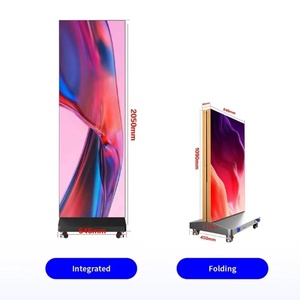 Afficheur numérique LED <span class=keywords><strong>ZENTEC</strong></span> P2.5 ultra fin sur pied avec un rapport 16:9 pour la publicité intérieure dans les hôtels, les aéroports et les salons - Product Image 3