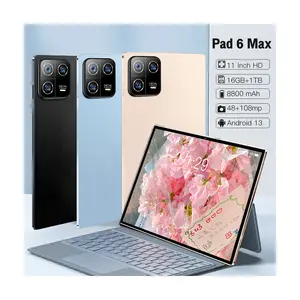 2024 Nieuwe Aankomstpad 6 Max Android13 Pad Tablet Pc 48mp + 108mp Schoonheidscamera Grote Volledig Touchscreen Tablet