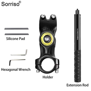 Sorriso xe máy xe đạp tay lái lịch thi đấu mở rộng cực cho GoPro insta360 hành động máy ảnh điện thoại di động cưỡi theo dõi chụp - Product Image 2