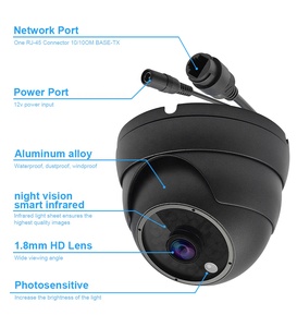 Indoor 8MP HD PoE <strong>Camera</strong> Optional Built-in Microphone Night Vision <strong>Remote</strong> <strong>Access</strong> Turret Style Home <strong>Security</strong> <strong>Camera</strong> - Product Image 6